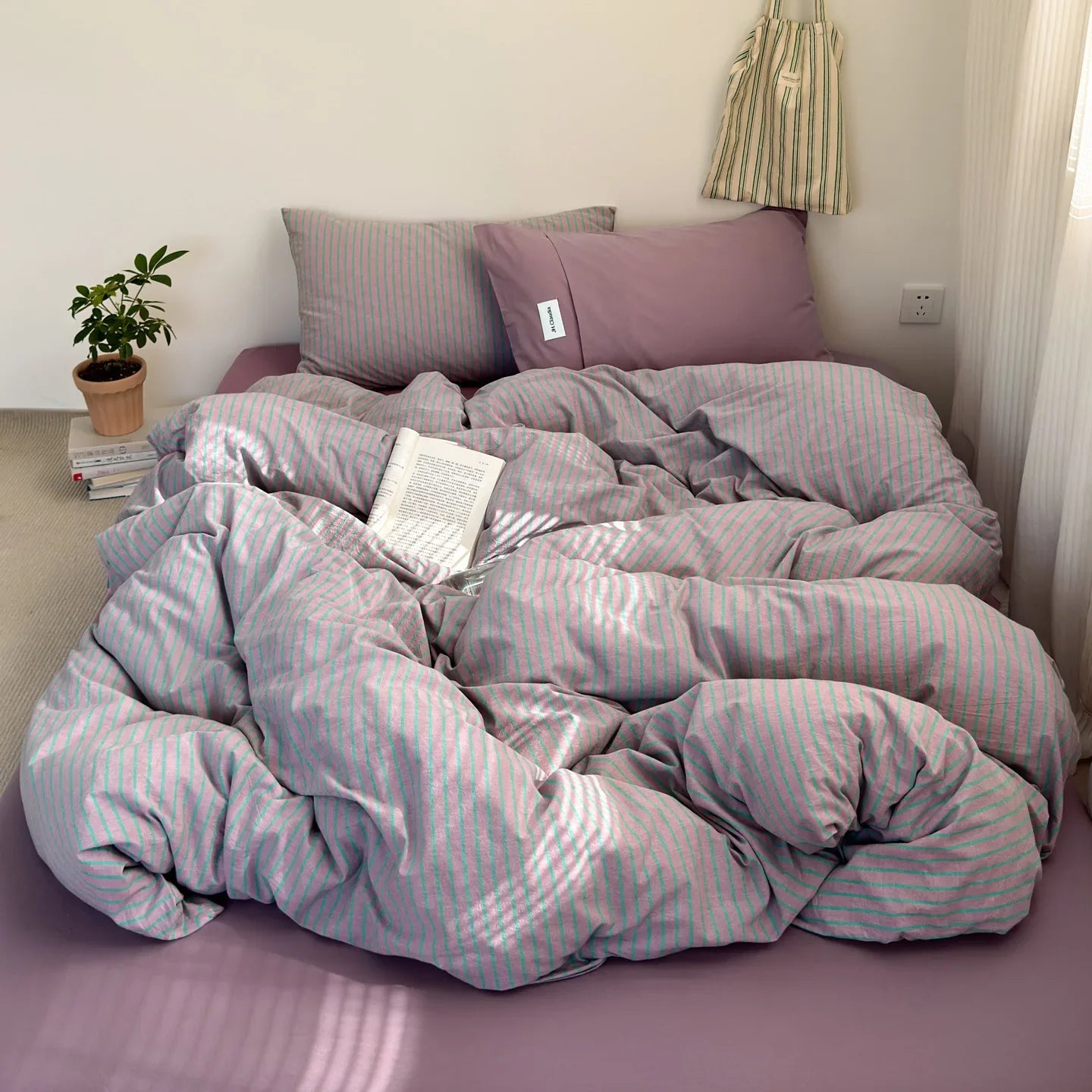 Japanese Style 100% Cotton Bedding Set