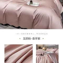 Grade A Long Staple Cotton Luxury High End 4 Piece Bedding Set