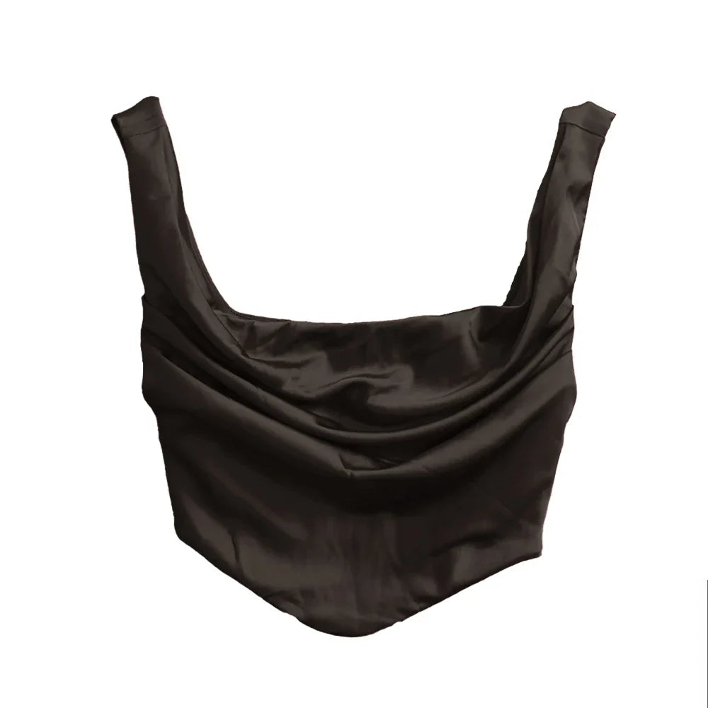 Laria Satin Bodycon Corset Set