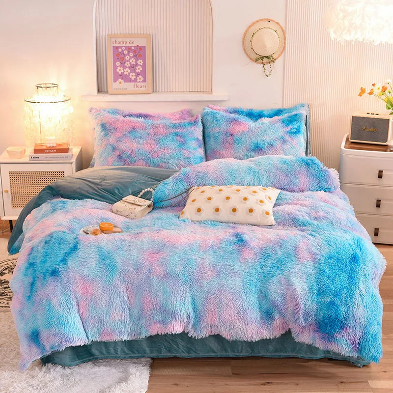 Winter Thicken Velvet Bedding Set