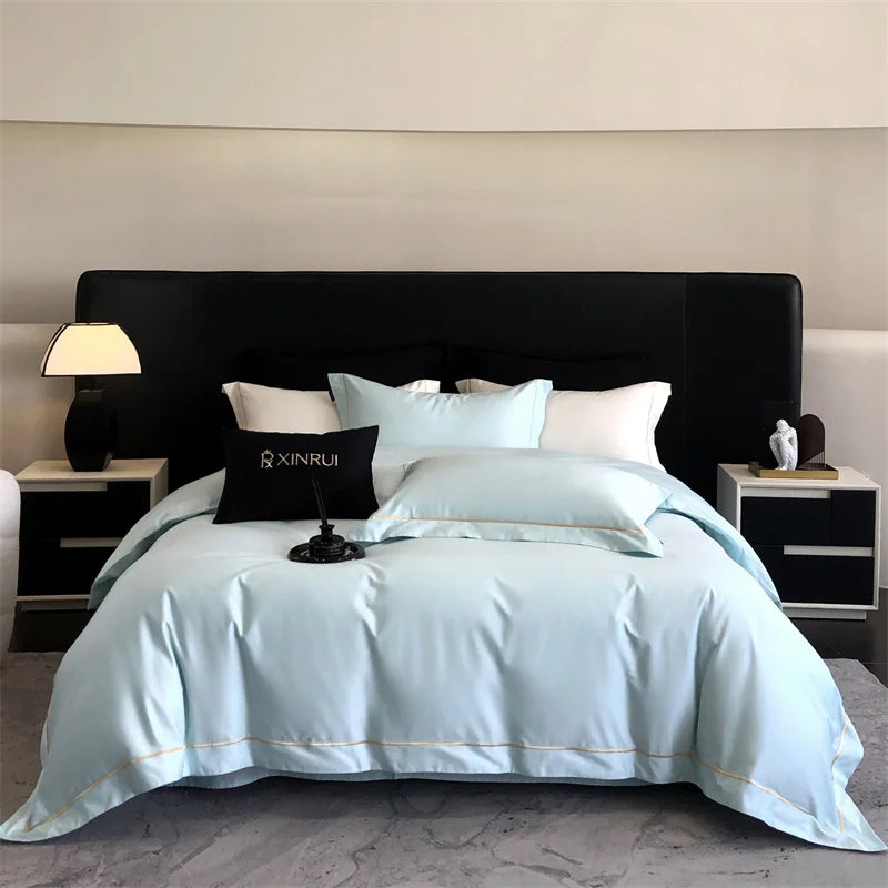 1000TC Egyptian Cotton Luxury Embroidery Hotel Style Bedding Set