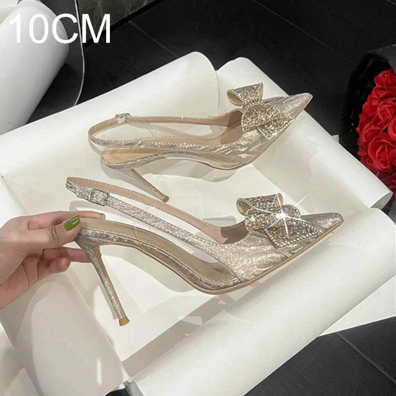 Pinky Pointy Bridal Shoes