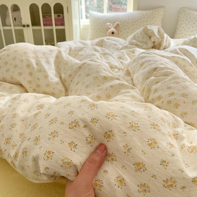 Korean Girls Strawberry Bedding Sets