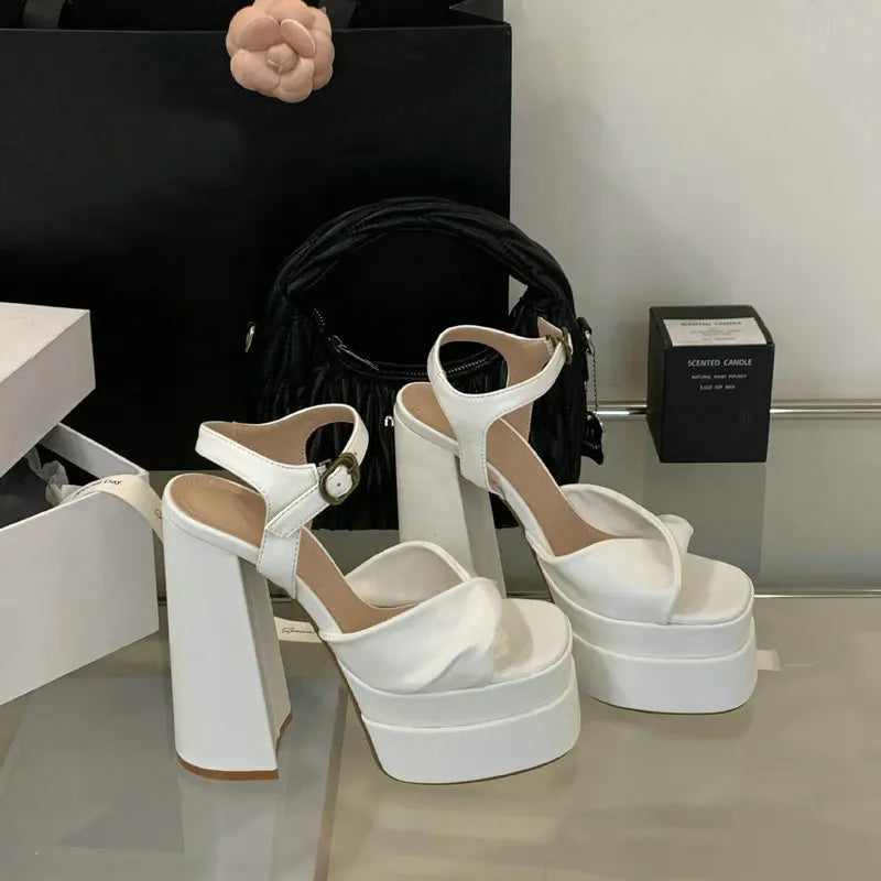 Square Head Ultra High Heel