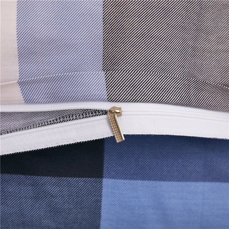 Geometric comforter cover 100%  Minimal 1 piece Cotton Skin-friendly Duvet cover Quilt covers for queen king single size bed