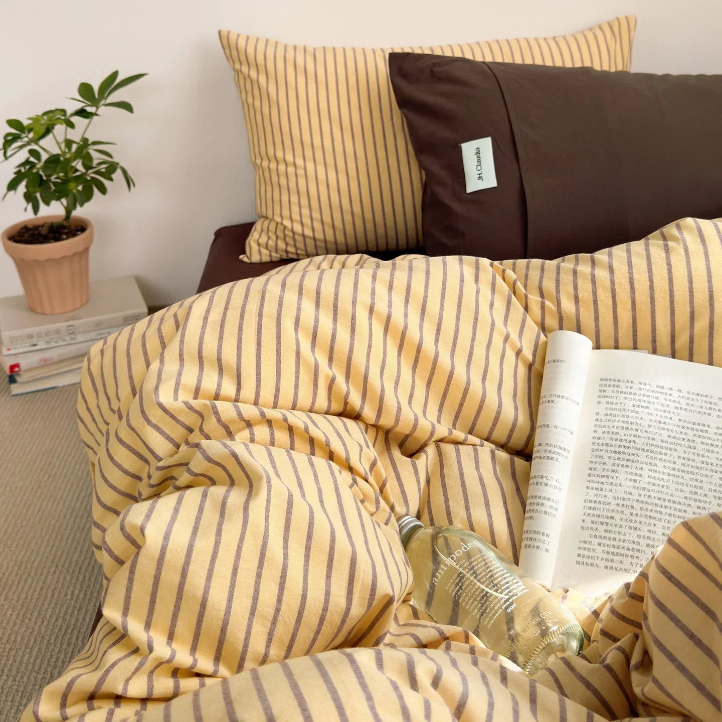 Japanese Style 100% Cotton Bedding Set