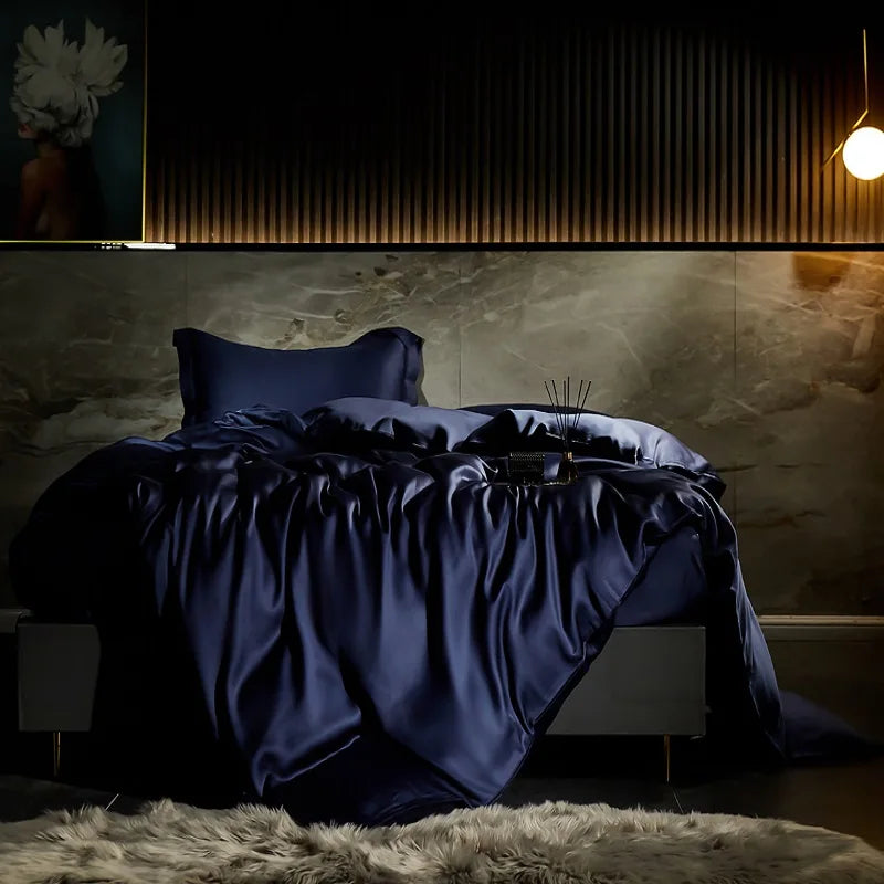 600TC Lyocell Bamboo Fiber Silky Cool Feeling Bedding Set