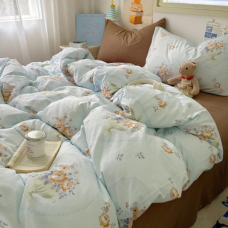 Korean Cute Girls Bedding Sets
