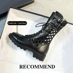 Women Chunky Platform Ankle Boots