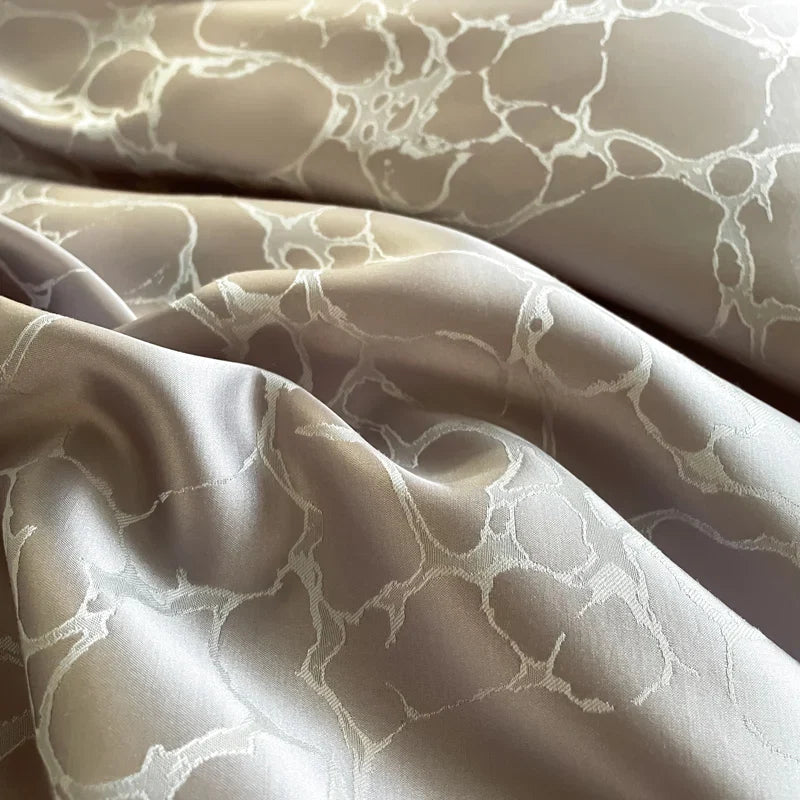 Marble Texture Jacquard Luxury Bedding Set