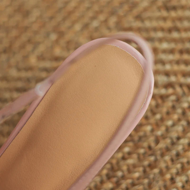 and bow elastic band high Heels