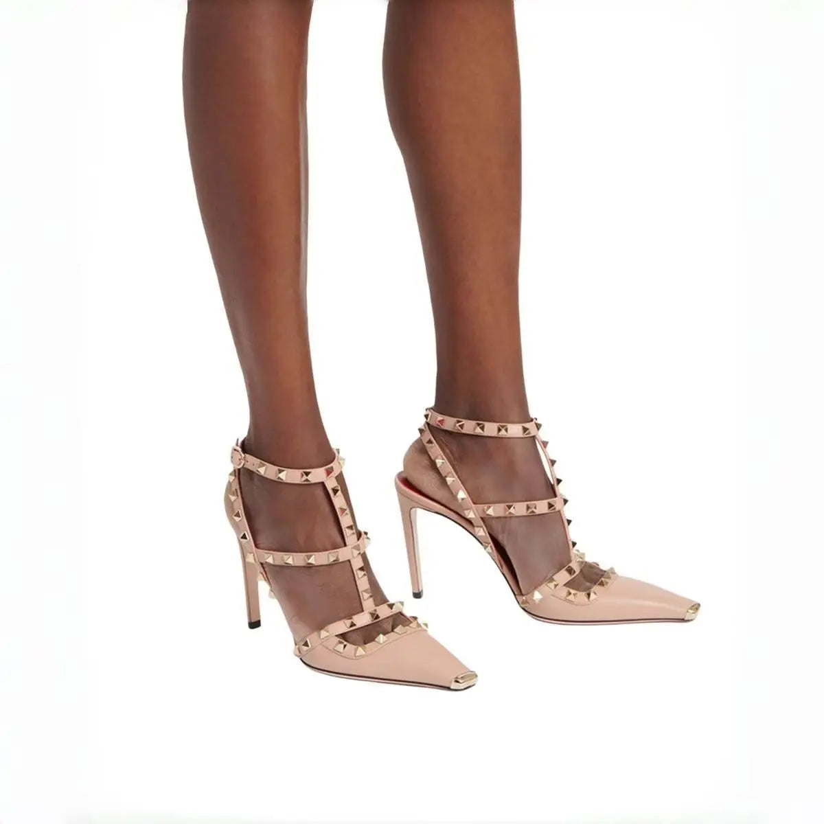 Women Rock Studded High Heels