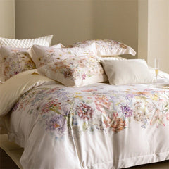 Luxury 1000TC Egyptian Cotton Flowers Prints Bedding Set