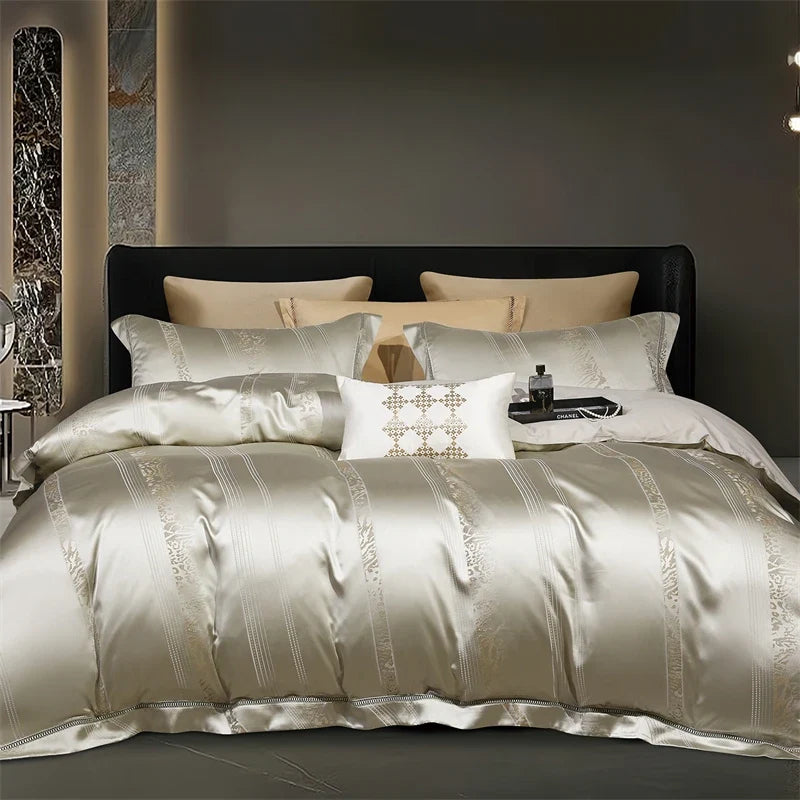 Modern Luxury Villa Egyptian Cotton Bedding Set