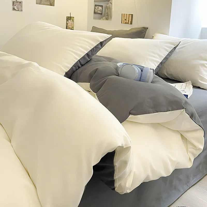 300TC 100% Cotton Sheet Set Full Size Home Bedding Set