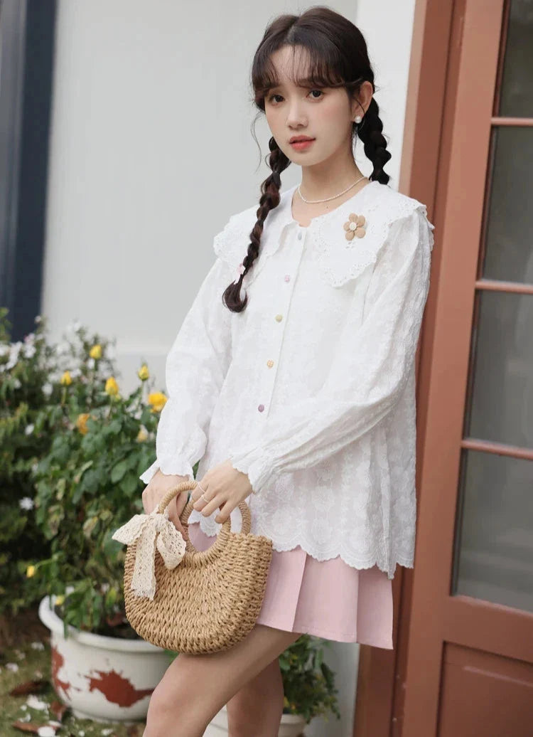 Kawaii Cottagecore Long Sleeve Shirt