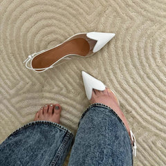 Pointed Shallow Mouth Sweet Love Shape Pumps