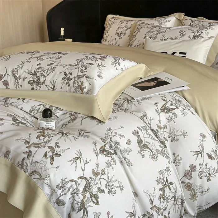 100% Cotton 300TC Summer 4 Piece Bedding Set