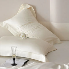 1000TC Egyptian Cotton Simple Solid Color Luxury Bedding Set