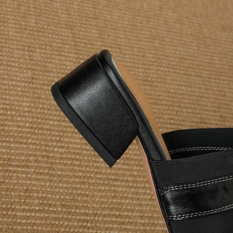 sheepskin square toe