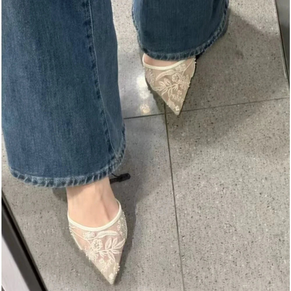 Brand Designer White Women Pumps