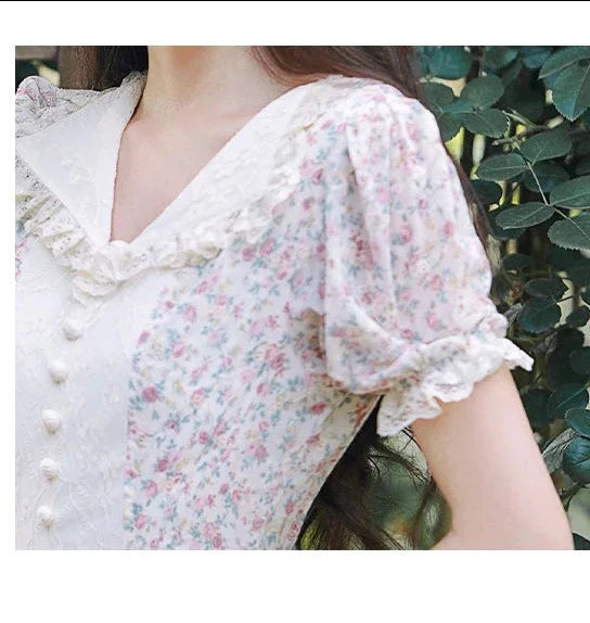 Willow Field Vintage Cottage Fairy Dress Cottagecore Aesthetic