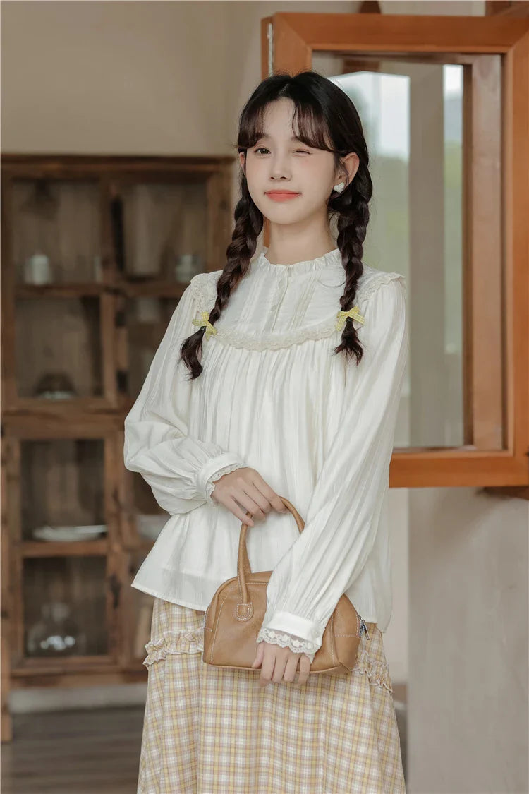 Cozy Morning Cottagecore Blouse