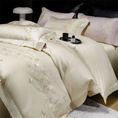 Thick Weave Jacquard Egyptian Cotton Luxury Bedding Set