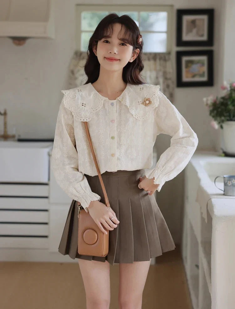 Kawaii Cottagecore Long Sleeve Shirt