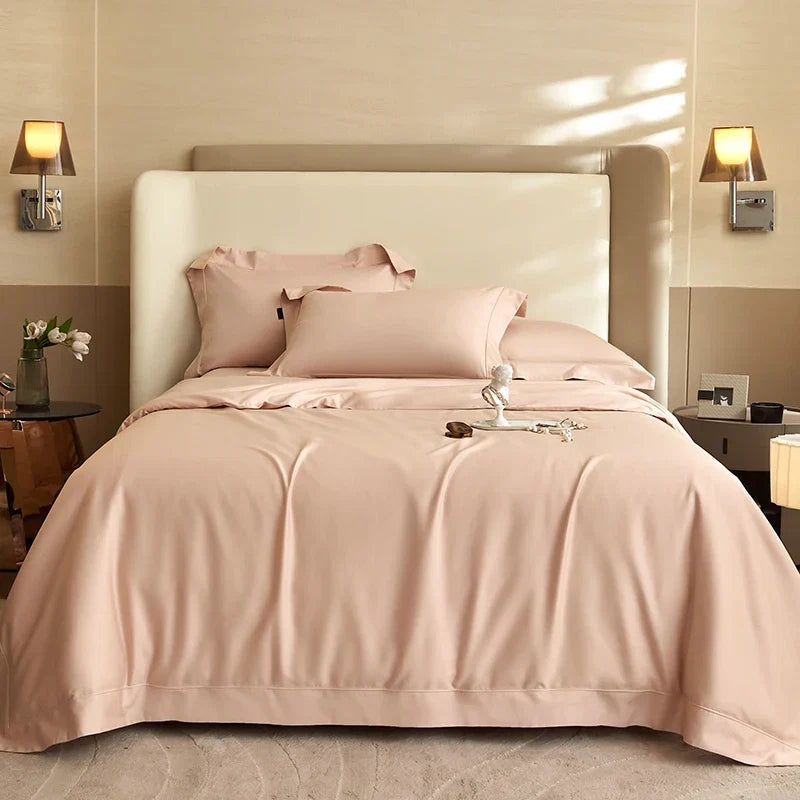 Luxury 1400TC Egyptian Cotton Soft Silky Black Bedding Set