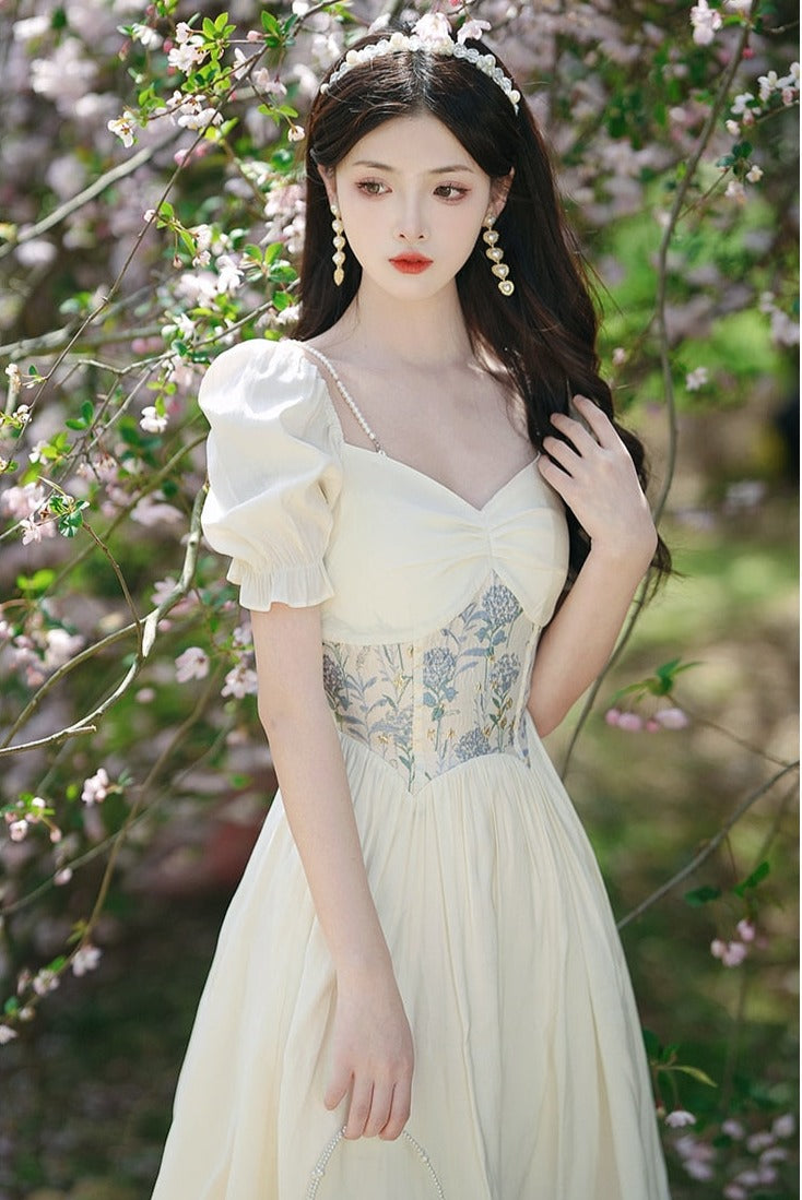 Grace Pearl Vintage-style Romantic Royalcore Dress