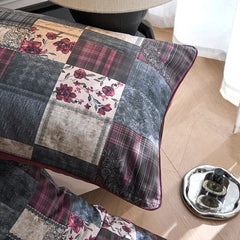 1000TC Egyptian Cotton Vintage Rose Print Bedding Set