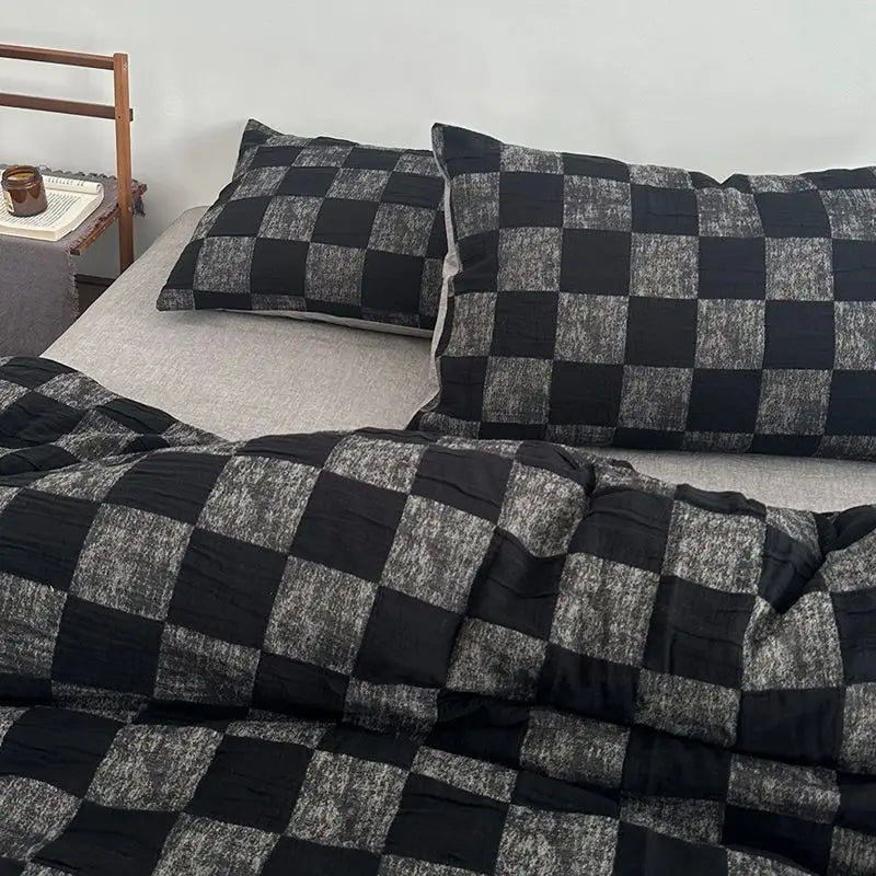 Checkerboard Bedding Set
