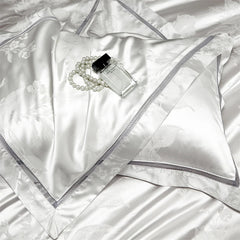 Luxury Satin Jacquard Lyocell Cotton Silky Soft Bedding Set