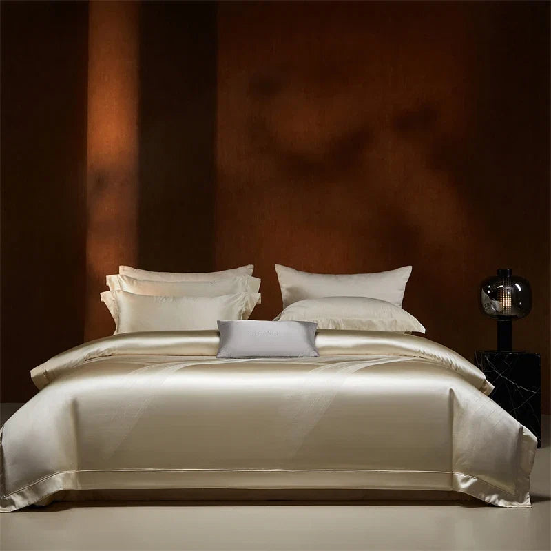 Luxury Satin Jacquard Egyptian Cotton Bedding Set