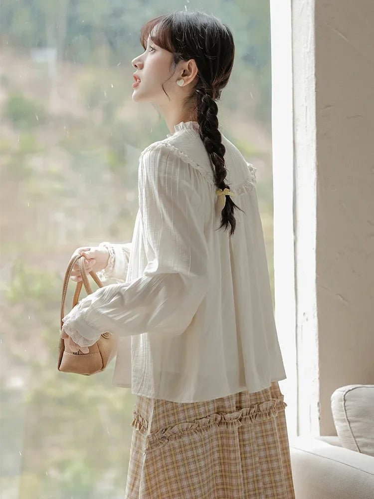 Cozy Morning Cottagecore Blouse