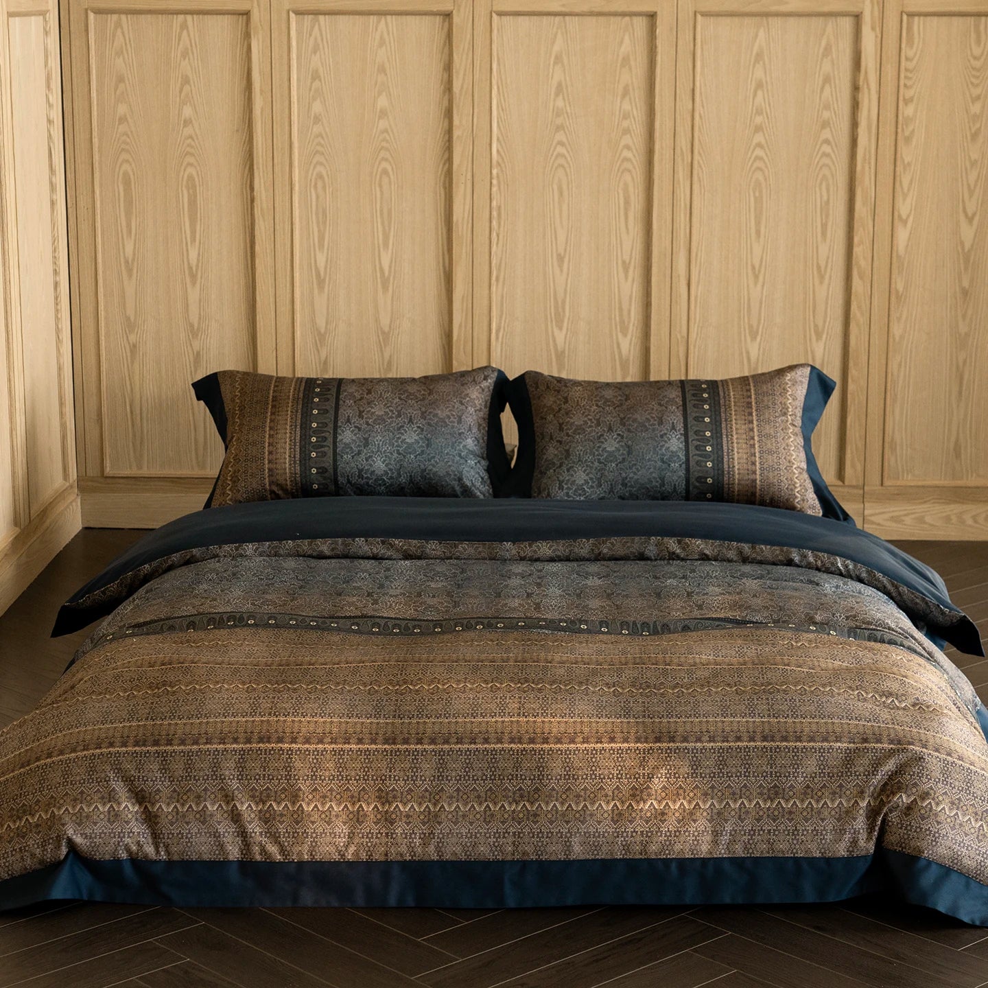 Vintage Bohemian Geometric Luxury Bedding Set