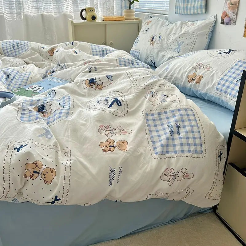 Kawaii Cartoon Bedding Set