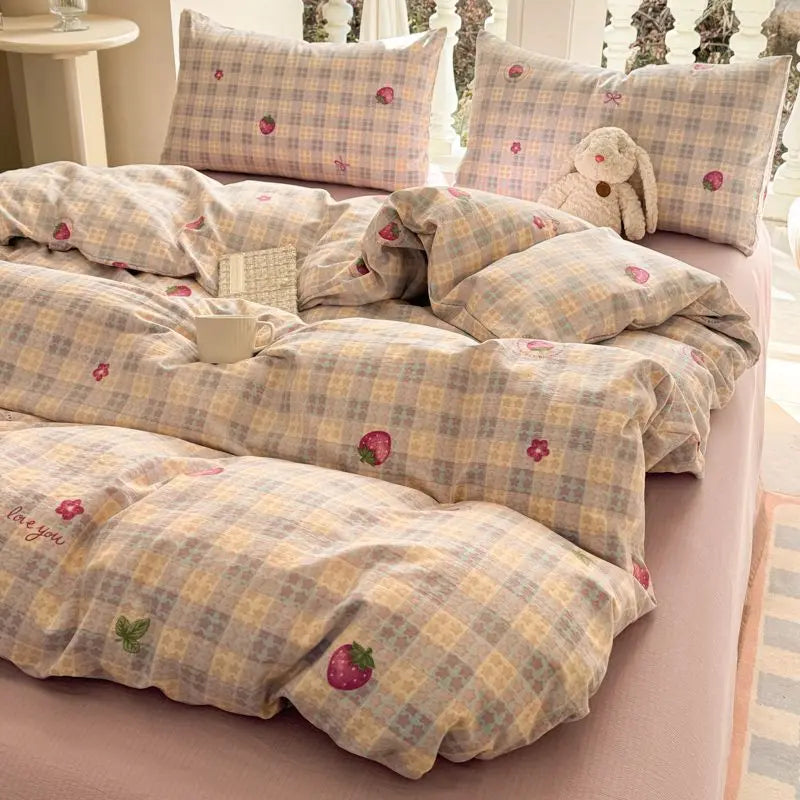 Fashion Floral Bedding Set