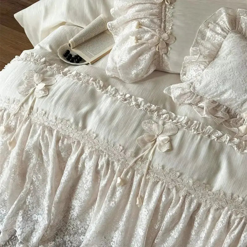 French Princess Lace Bedding Set