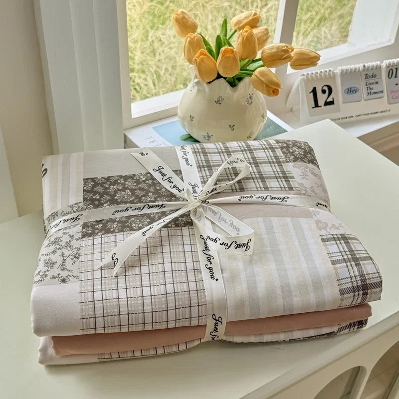 Korean Bow Bedding Set
