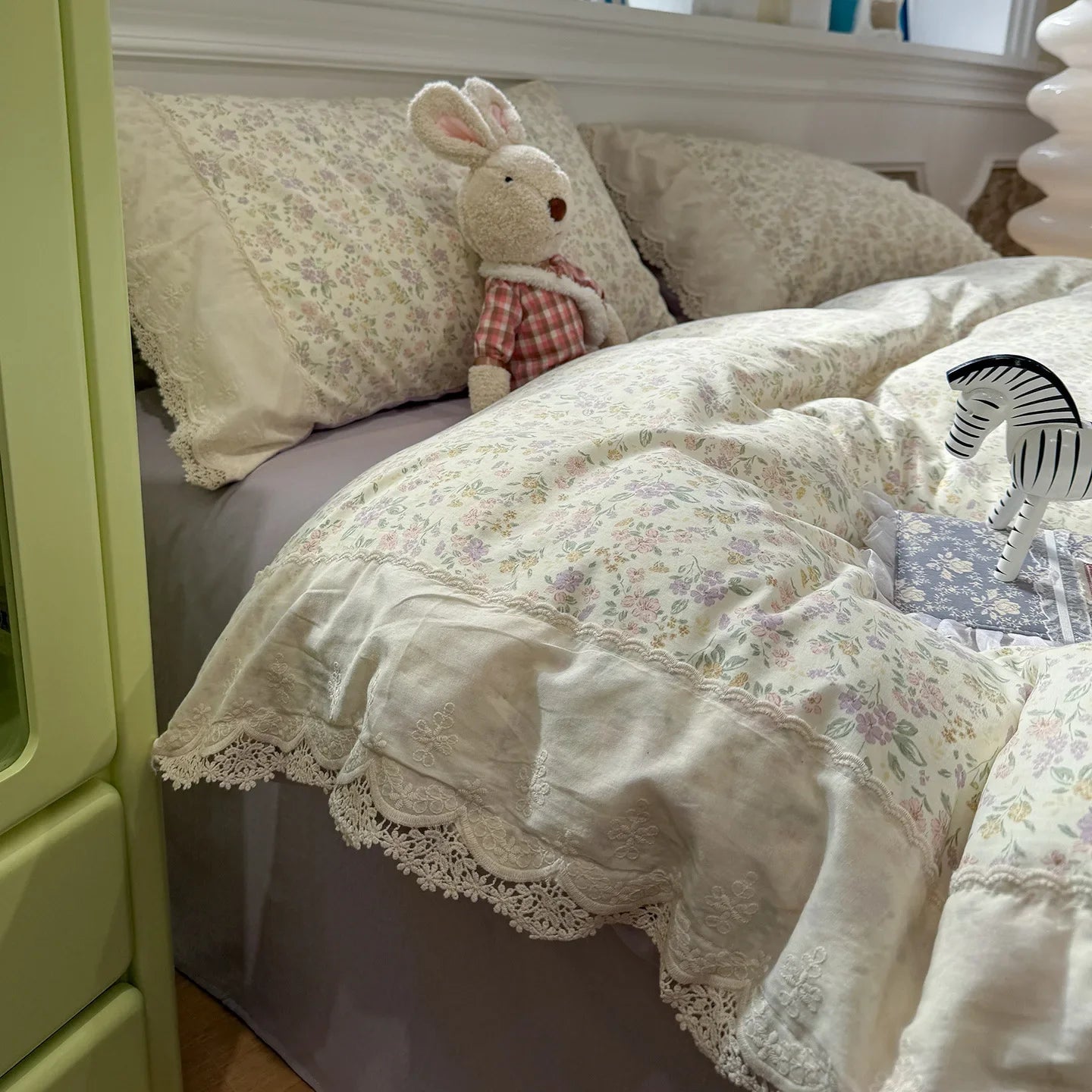 French Style Full Cotton Four Piece Bedding Set