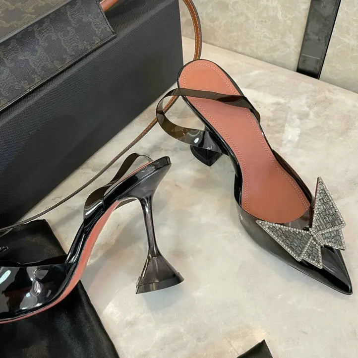brand Rhinestones Bowknot Women Pumps