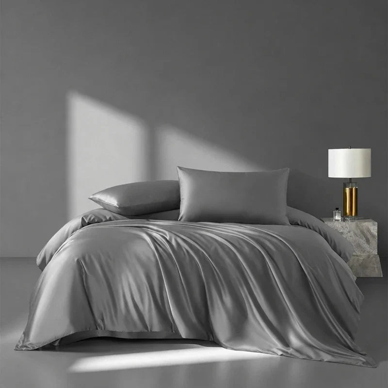 Hotel Style Solid Color Luxury 1000TC Egyptian Cotton Soft Bedding Set