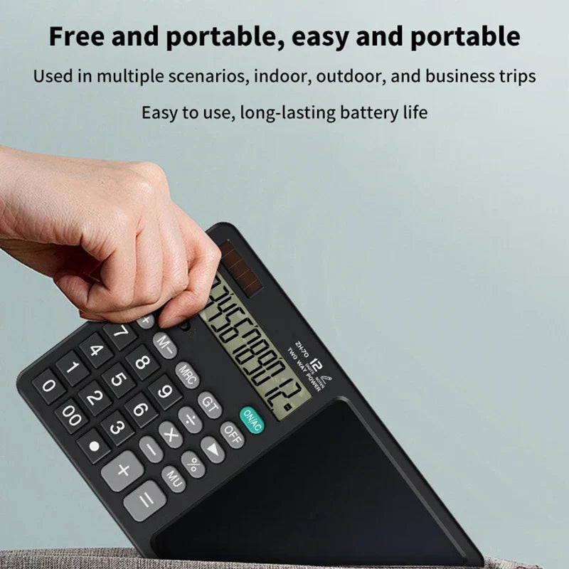 Portable Scientific LCD Notepad Calculator