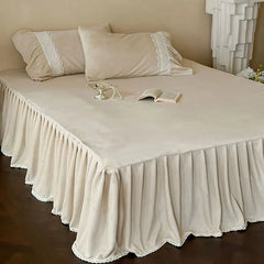 French Lace Ruffles Princess Bedding Set