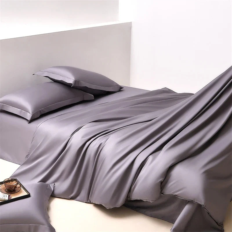 600TC Long Staple Cotton Luxury Solid Color Hotel Style Bedding Set