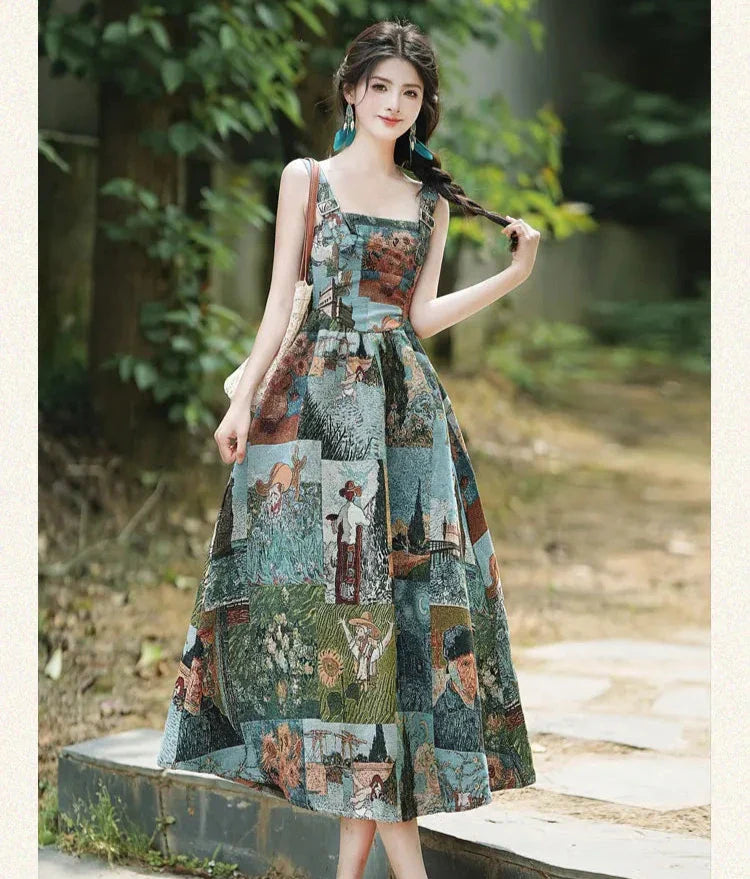 Vestido Jacquard de Muse Inspirado