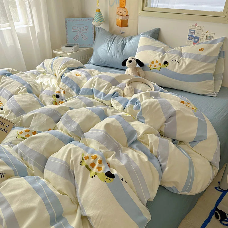Korean Cute Girls Bedding Sets