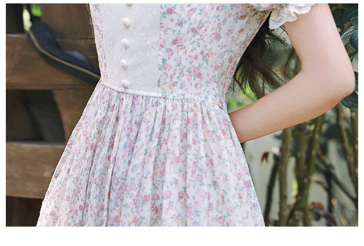 Willow Field Vintage Cottage Fairy Dress Cottagecore Aesthetic